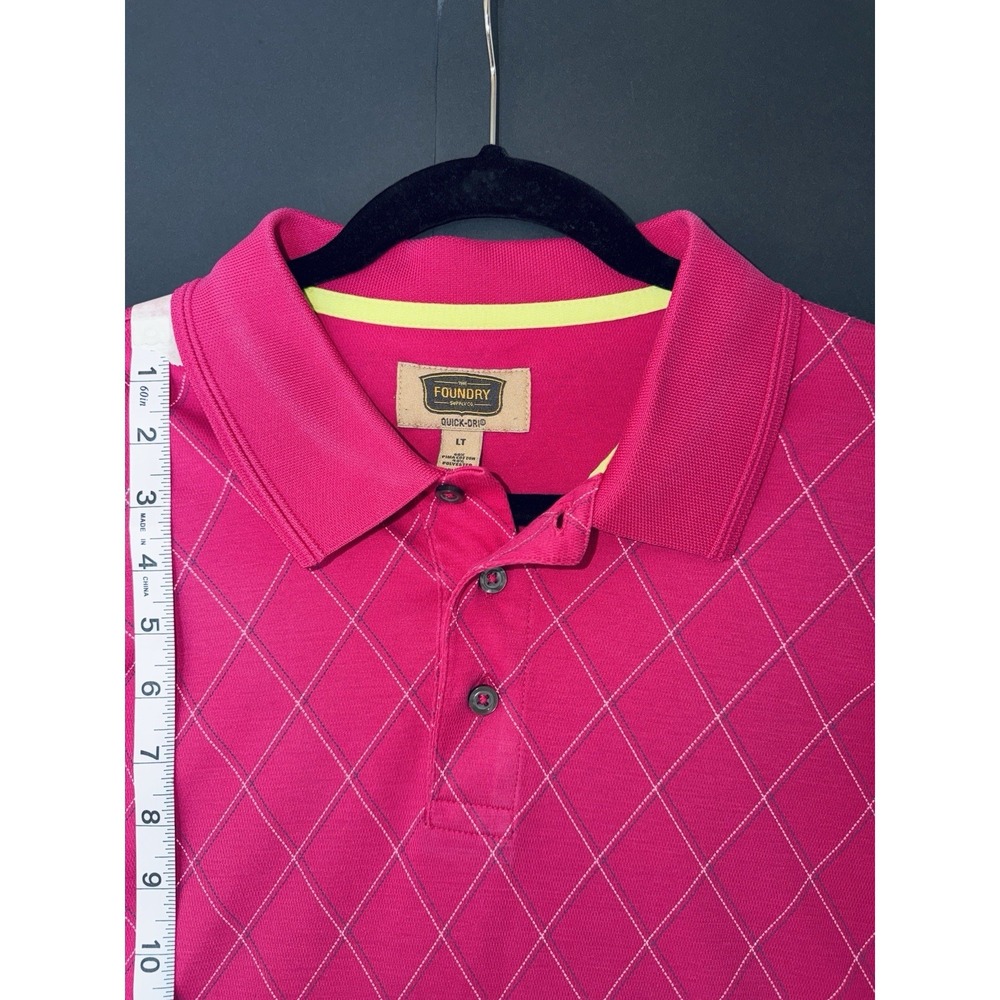 Lot: 5 Foundry Supply Co Mens (Pink Red Blue Purple Yellow) S/S Polo Golf Casual - Picture 4 of 16